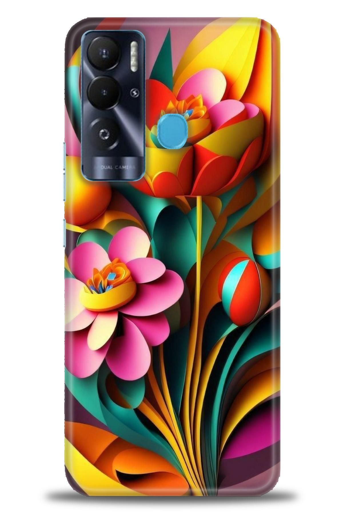 TECNO Pova Neo İle Uyumlu HD Baskılı Kılıf - Karışık Seri - 532