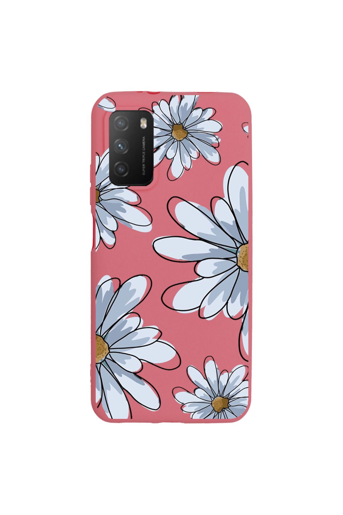 Royaleks Xiaomi Redmi 9T Lansman Kılıf - Papatya