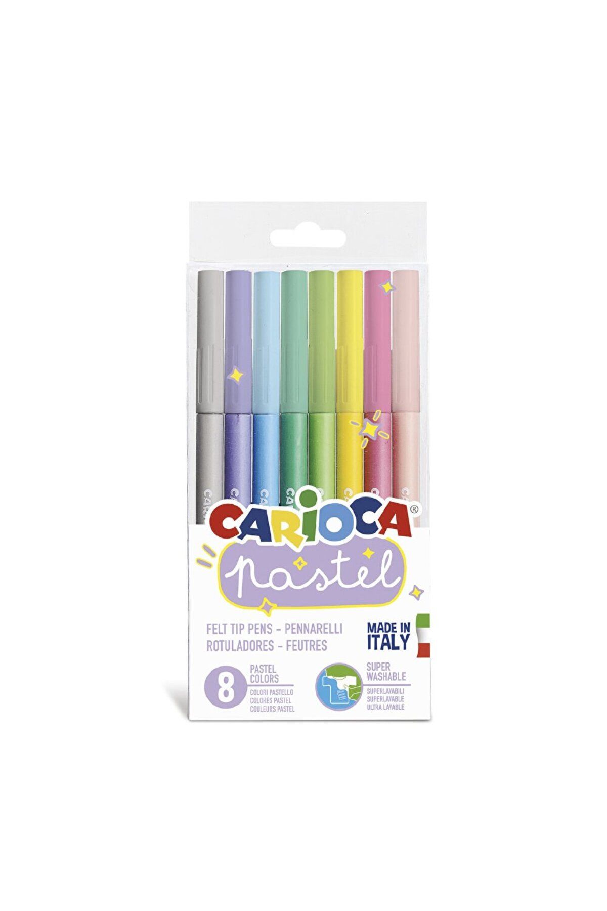 MATMEL Pastel Yıkanabilir Keçeli Boya Kalemi 8'li