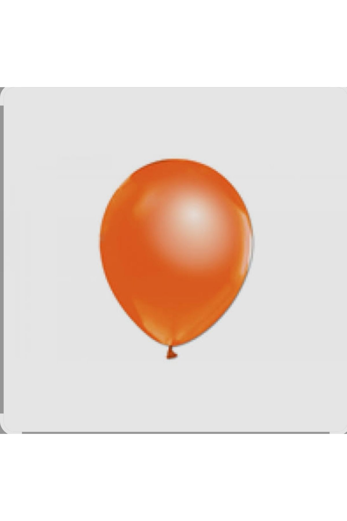 B&K süs ve tasarım 25 adet turuncu metalik balon