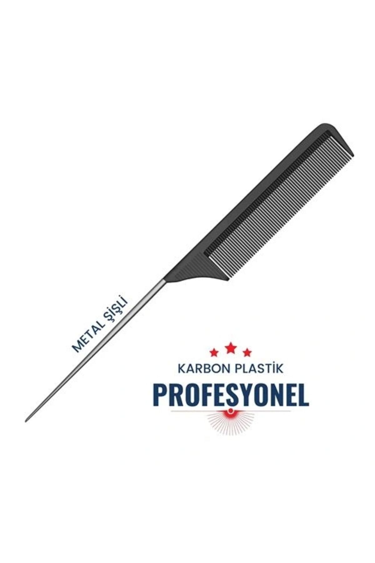 OurStyles Krepe Tarağı Metal Şişli Absolute Profesyonel
