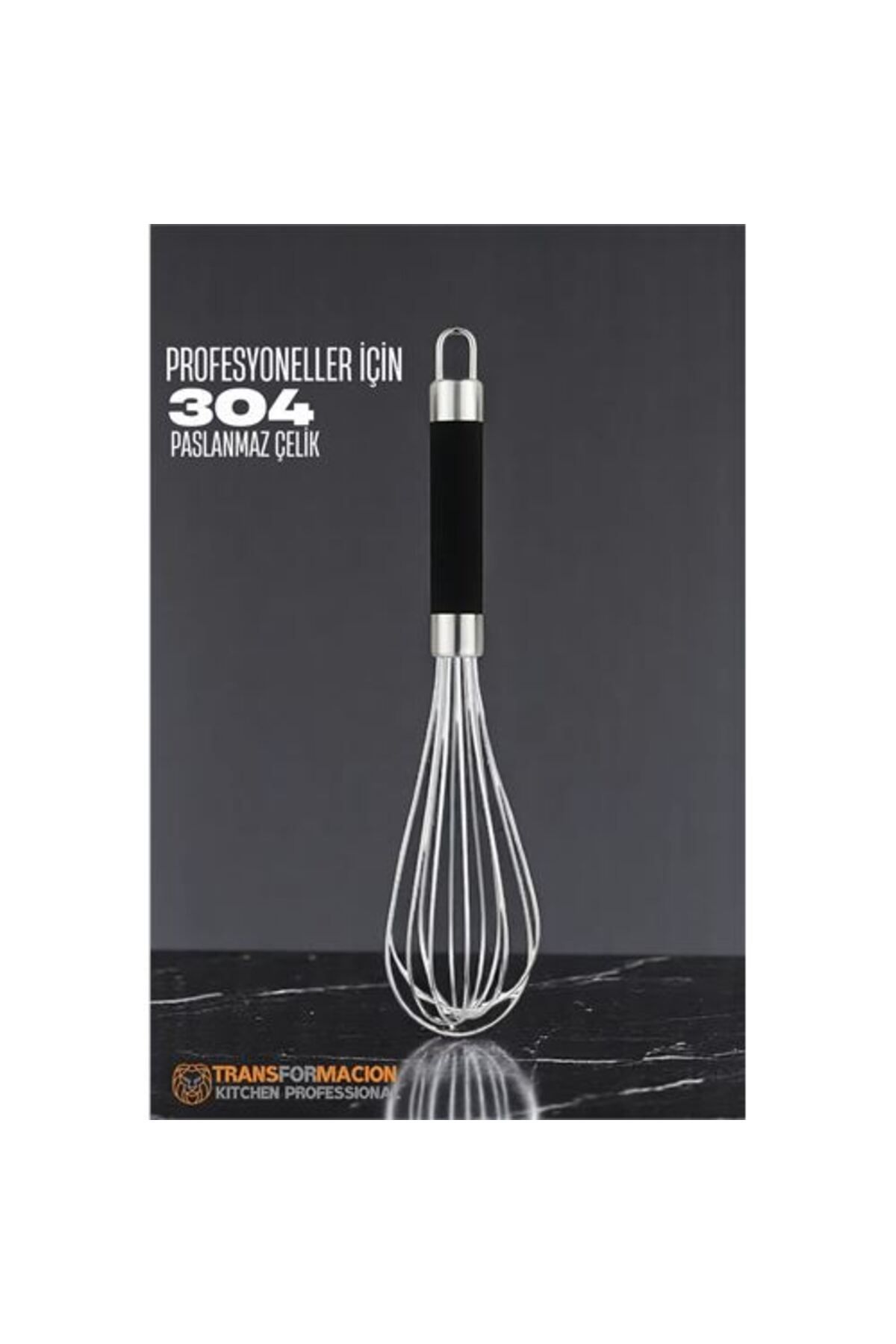 SAVA HOME COLLECTİON Modacar Karbon Çelik Çırpıcı 304 Paslanmaz Çelik Yumurta ve Sos Çırpıcı Çırpma Teli