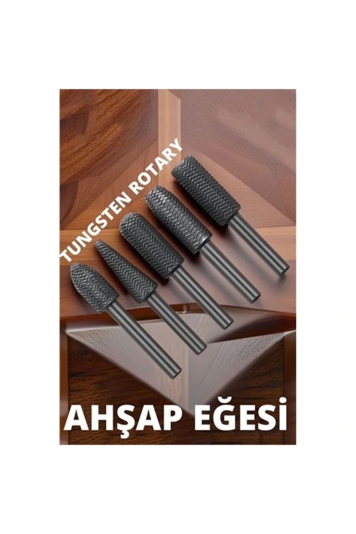 OurStyles Tungsten Ahşap Oyma Şekillendirme 5 li Eğe Seti