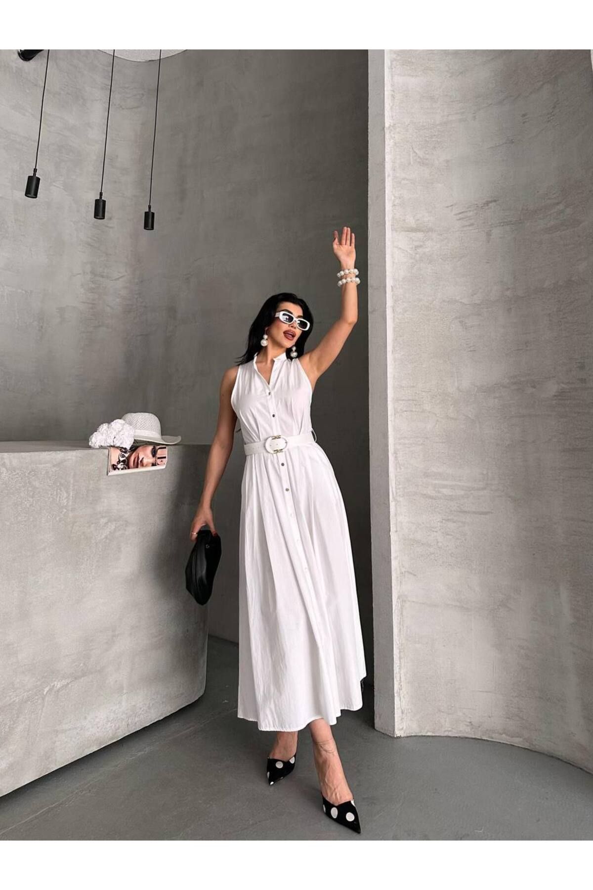 ARV MODA FASHİON THAT İNSPİRES ✅✅ New Season ???? Kemerli Poplin Elbise ✅✅