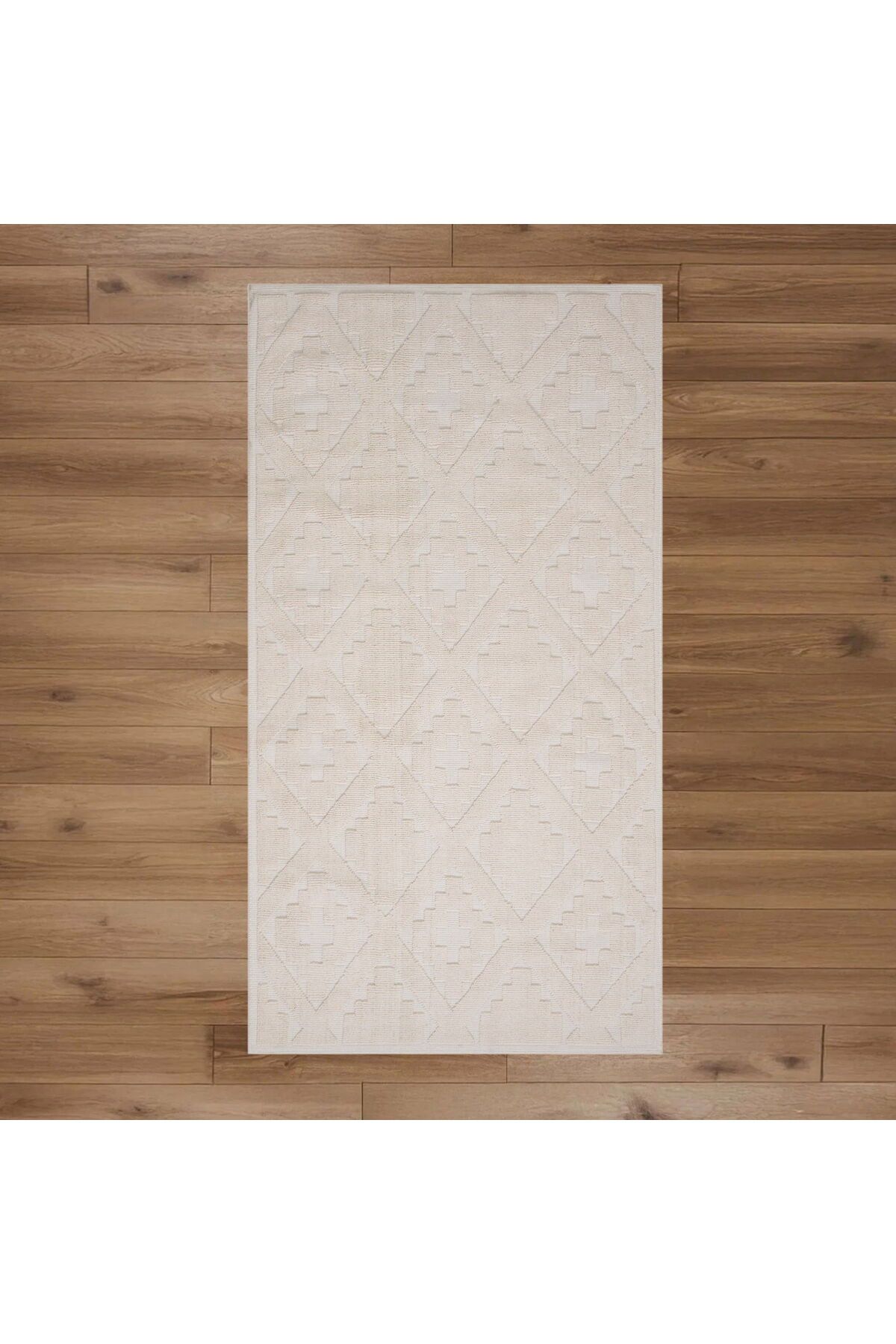 MATMEL Soft Nil Dekoratif Halı - Ekru - 80x150 cm