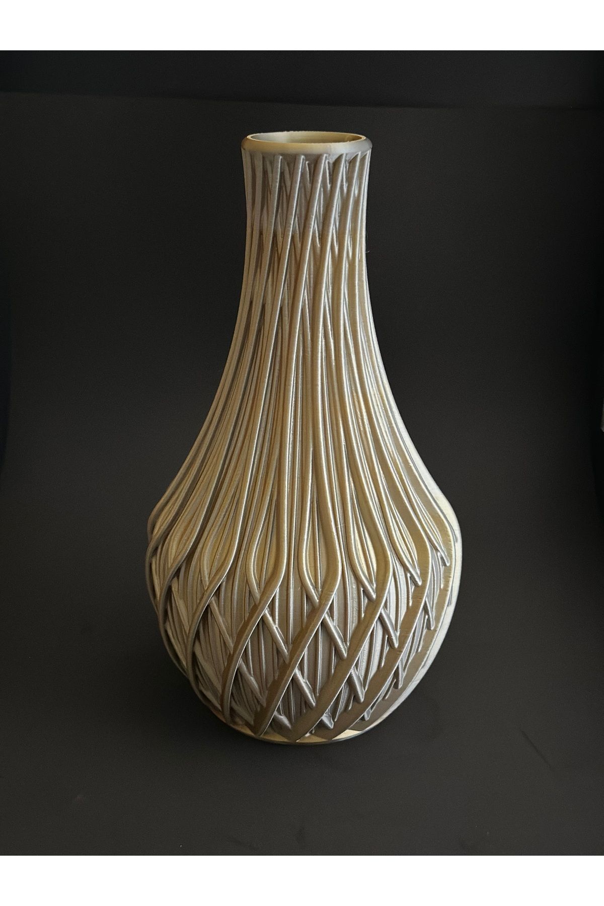 MaraStudio Golden Waves Vase