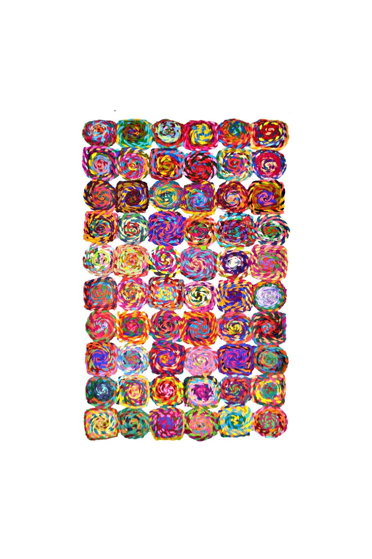 MATMEL Home D11 Bolero Örgü Halı - Renkli - 120x180 cm