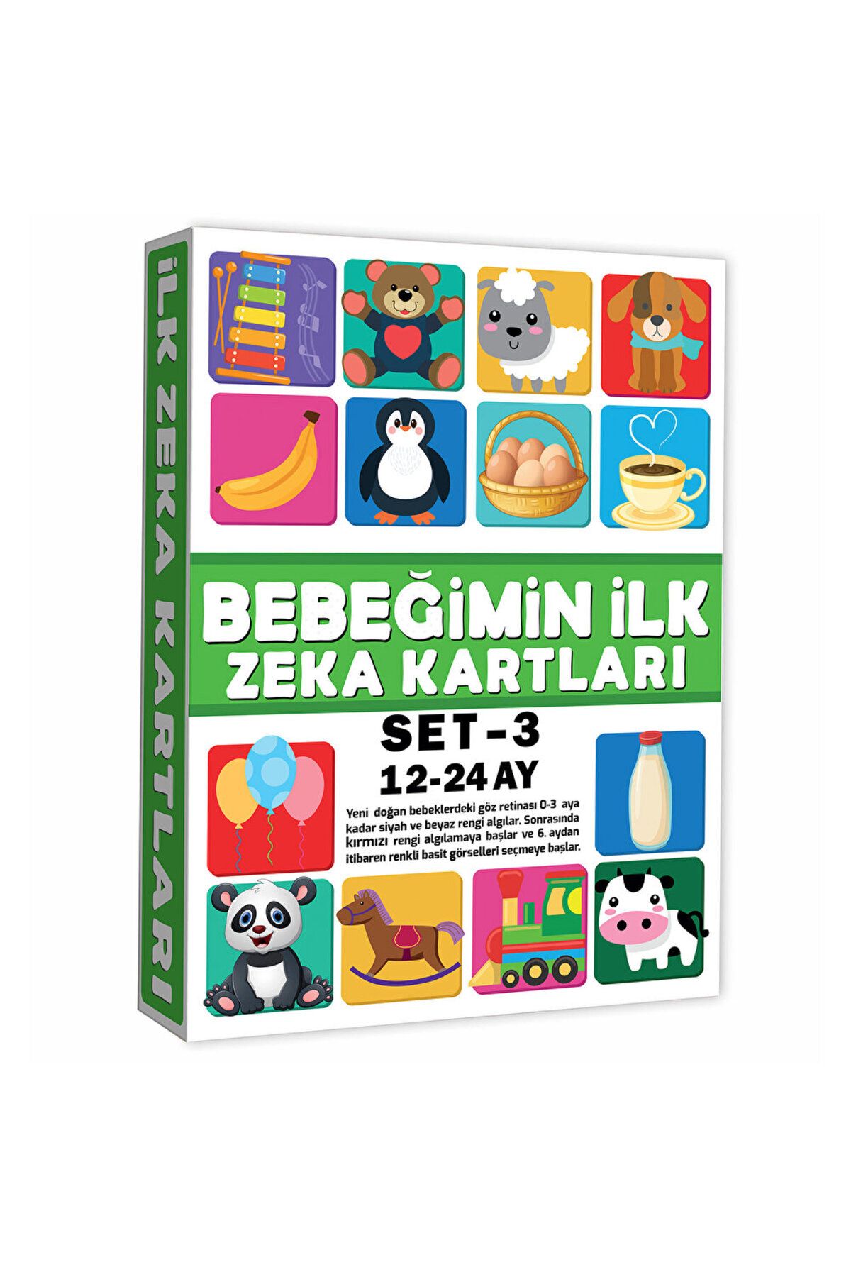 MATMEL Eğitici Kartlar 12-24 Ay Erken Eğitim Zeka Kartı
