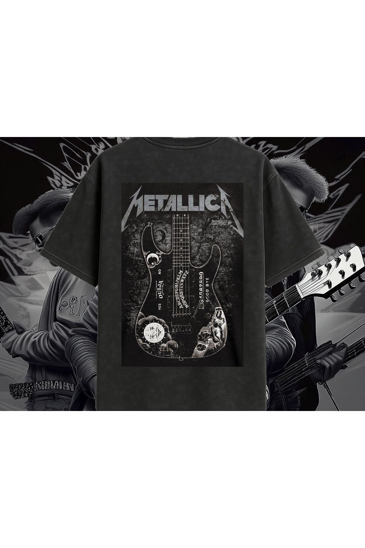 Vigor Wear METALLICA Baskılı Oversize T-shirt