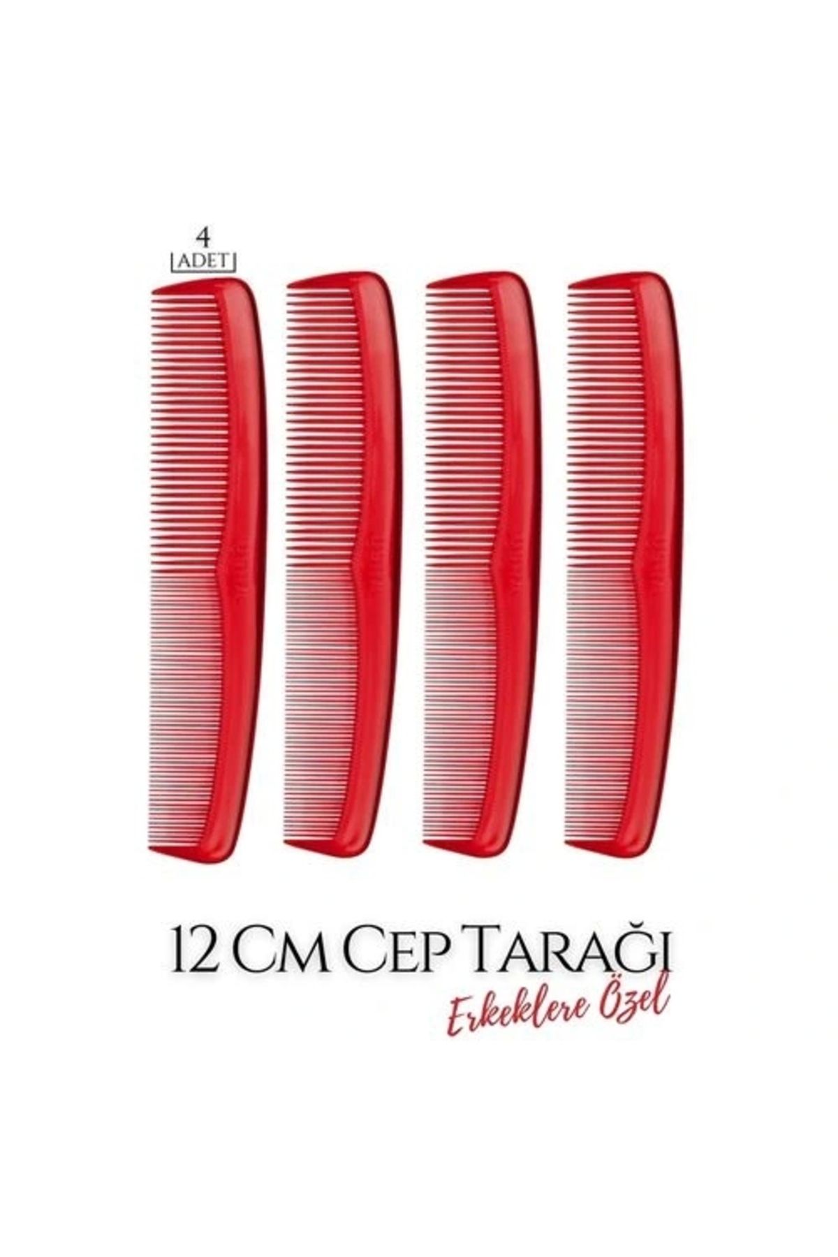 OurStyles 12 Cm Erkek Cep Tarağı 4 ADET