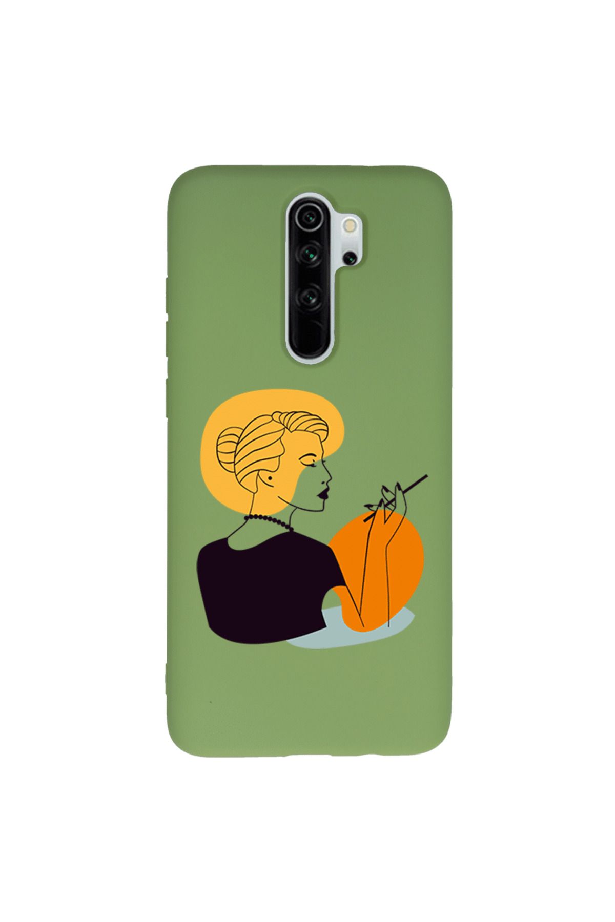 Royaleks Xiaomi Redmi Note 8 Pro Lansman Kılıf - Art Woman 2