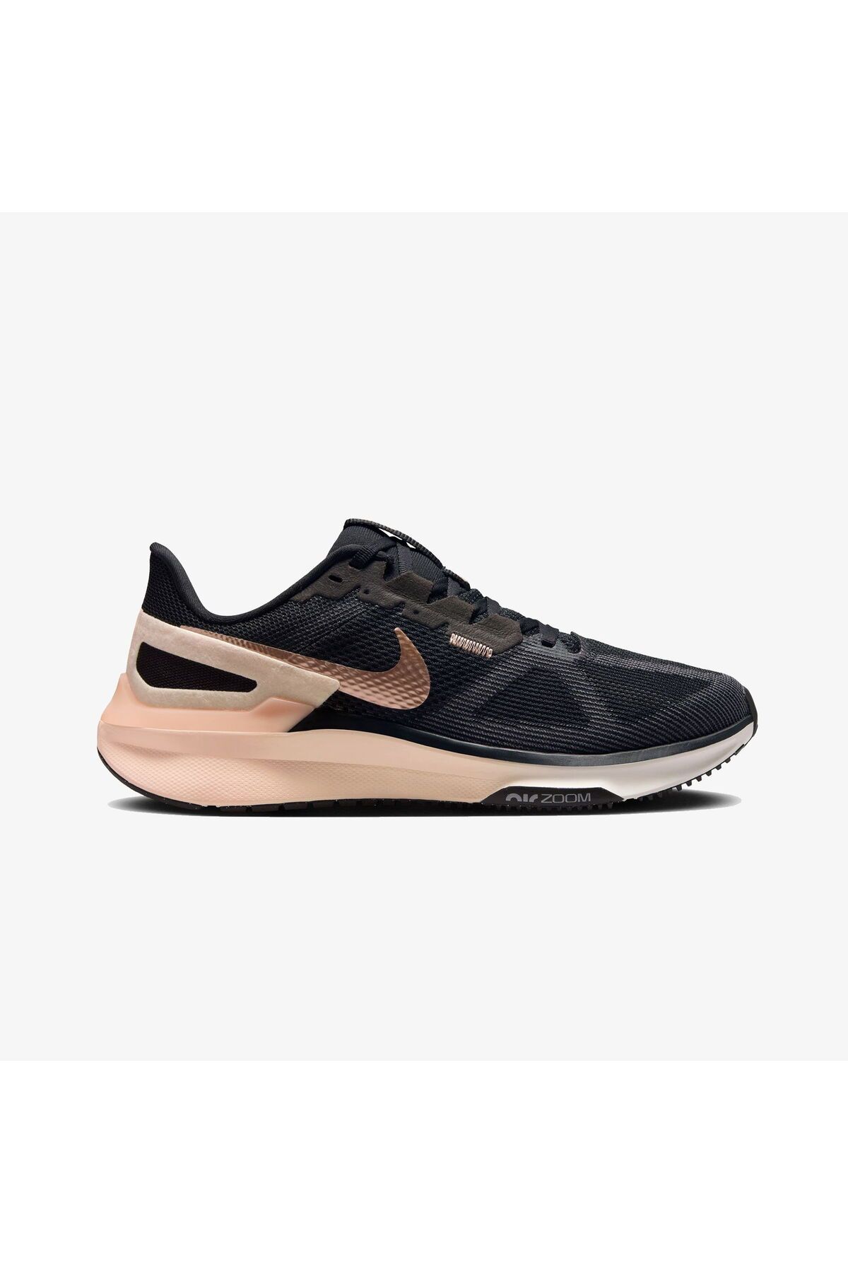 Nike Air Zoom Structure 25 Kadın Siyah Koşu Ayakkabısı-DJ7884-008