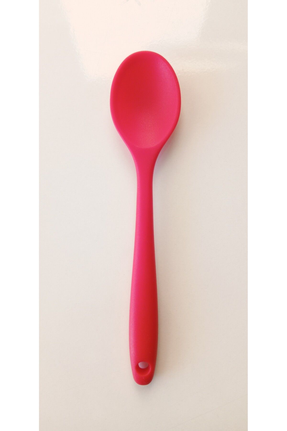 TARIK HOME Sert Uçlu Isıya Dayanıklı Yanmaz Yapışmaz Silikon Kısa Derin Kaşık-20 cm