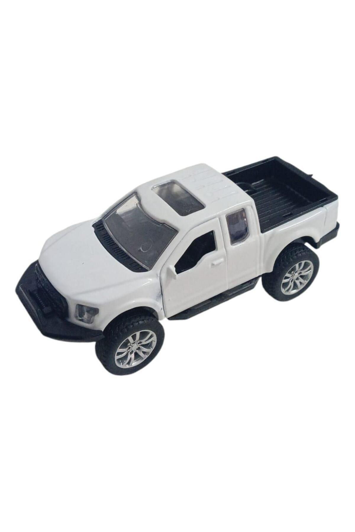 merland benvecocuk Çek Bırak Metal Arazi Aracı 13 cm - Beyaz (Lisinya)