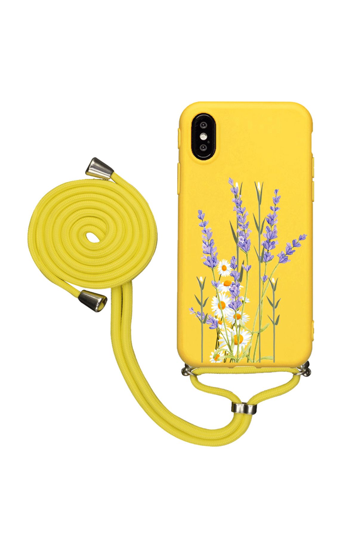 Royaleks iPhone X İpli Lansman Kılıf - Lavanta Mix