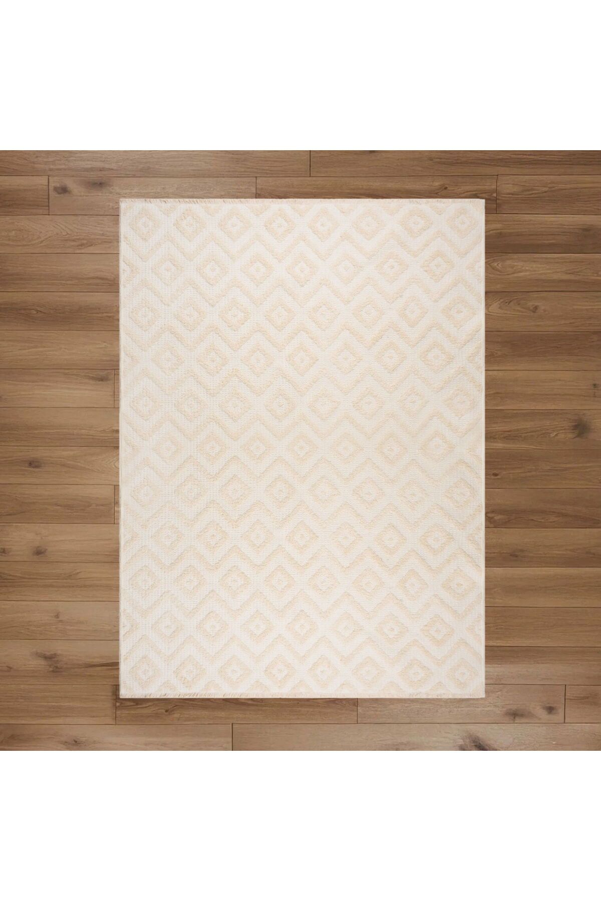 MATMEL Soft Munros Dekoratif Halı - Bej - 160x230 cm