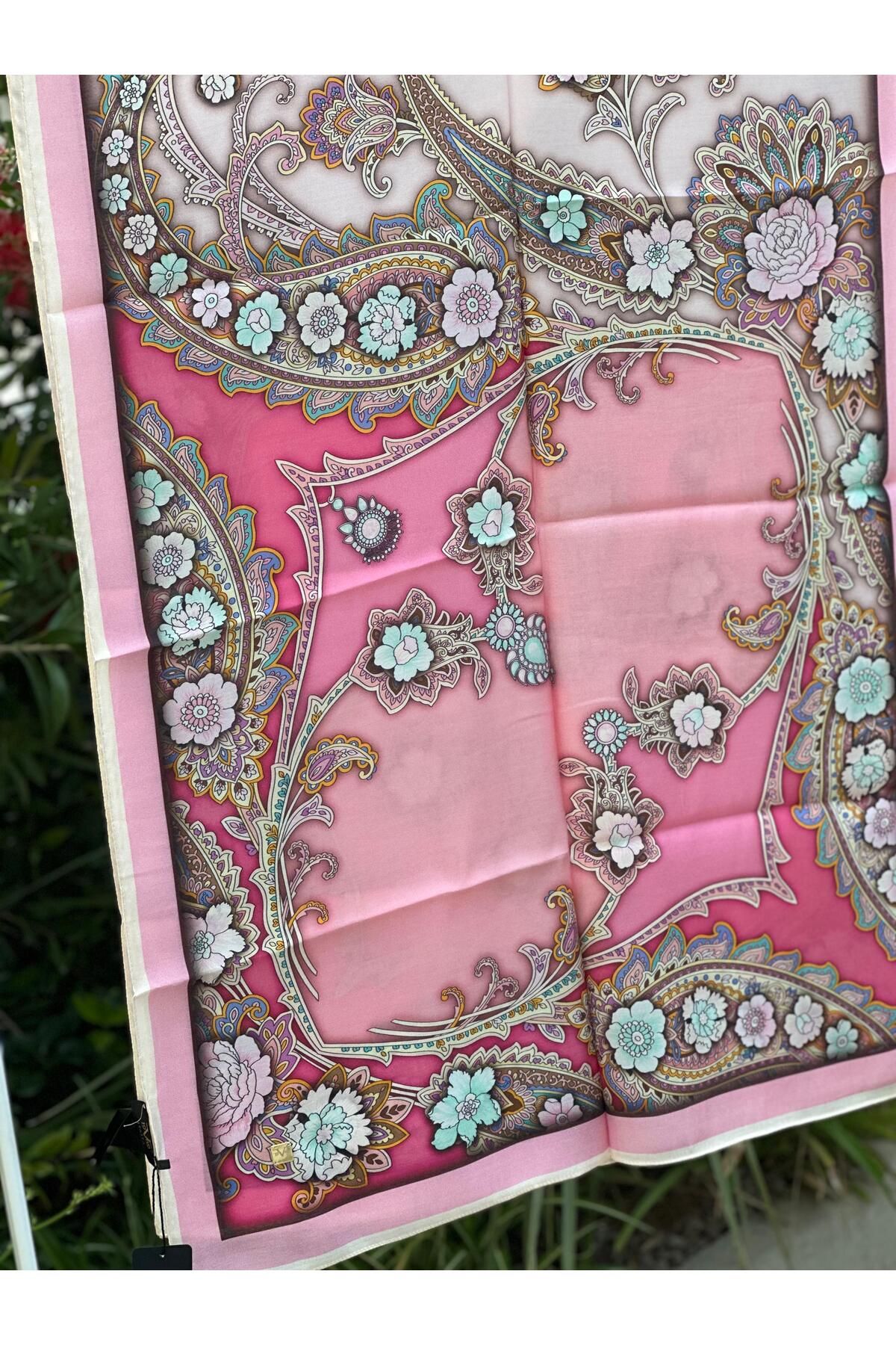 19V69 ITALIA MODAL SERİ V-23 75X200 ŞAL PEMBE