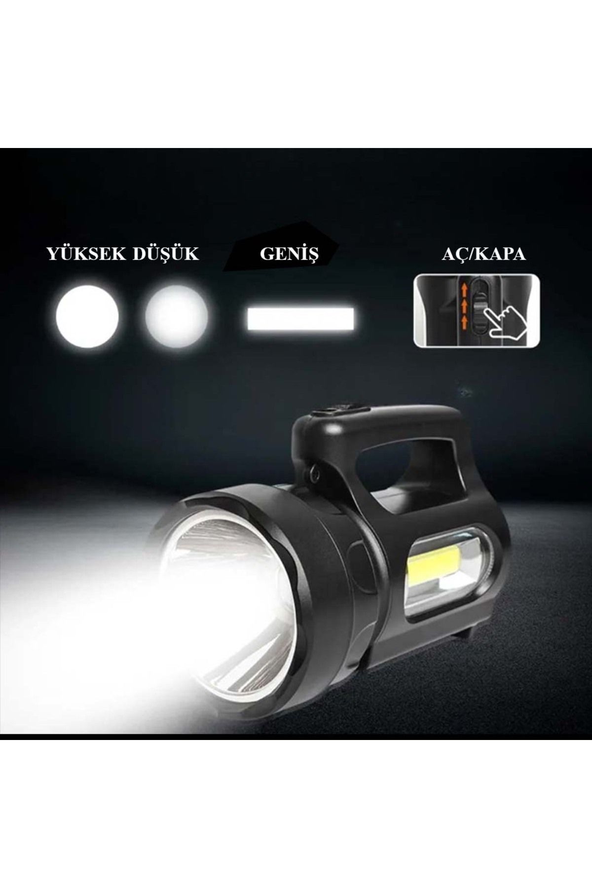 Fixport 900 Lümen ULTRA GÜÇLÜ EL FENERİ WATTON WT-613
