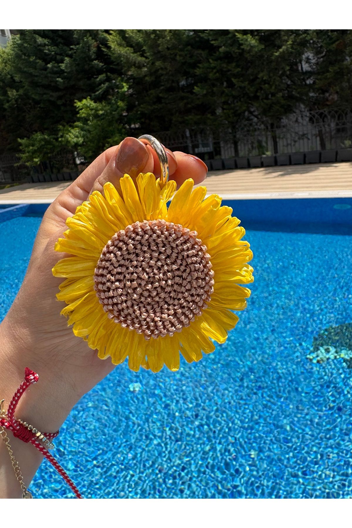 LeyyaJewelry Ayçiçeği Çanta Charmı/ Anahtarlık