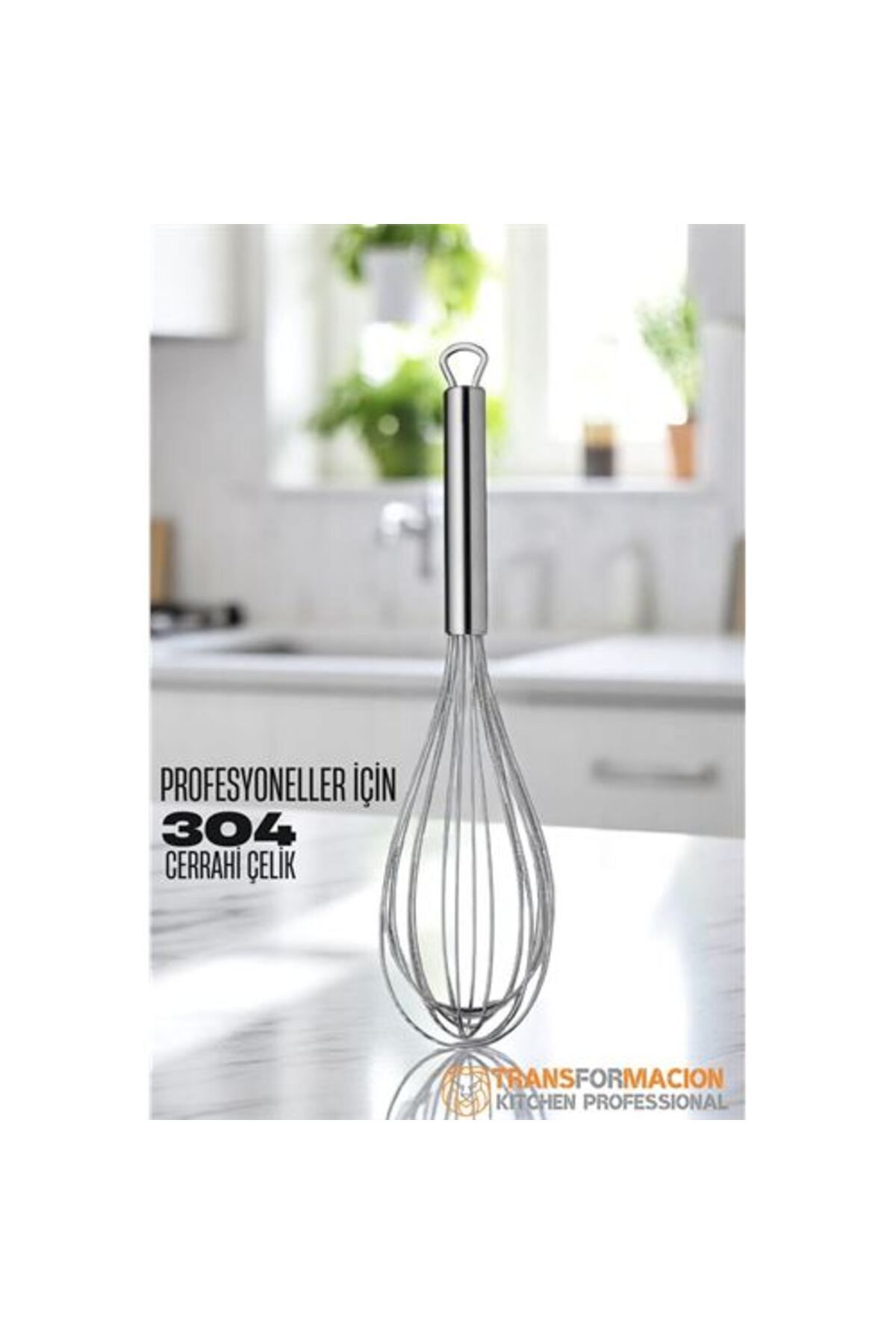 SAVA HOME COLLECTİON Modacar Açacaklı Çırpıcı 304 Paslanmaz Çelik Yumurta ve Sos Çırpıcı Çırpma Teli
