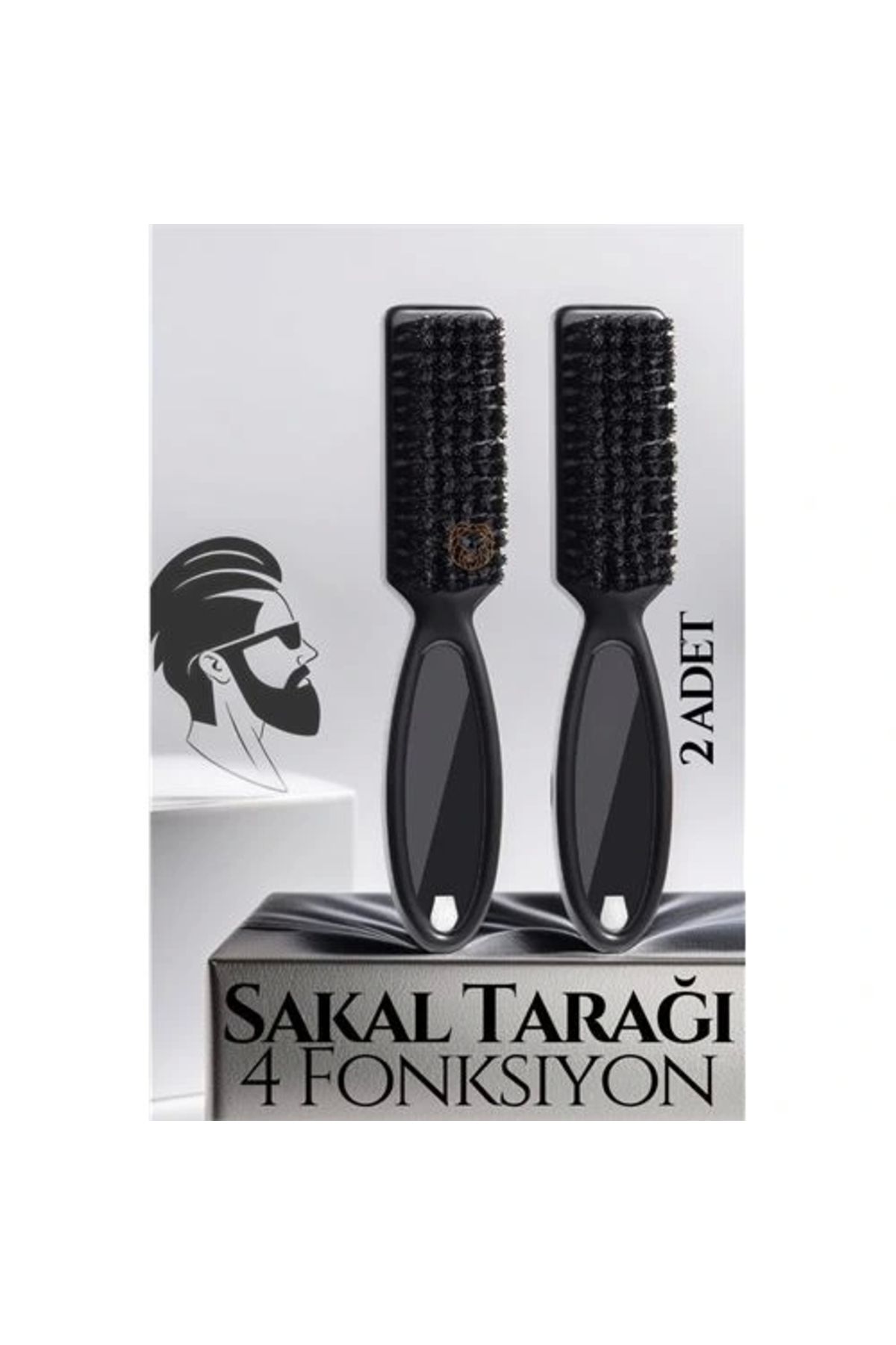 OurStyles Sakal Tarama Fırçası 2 Lİ SET Absolute Professional