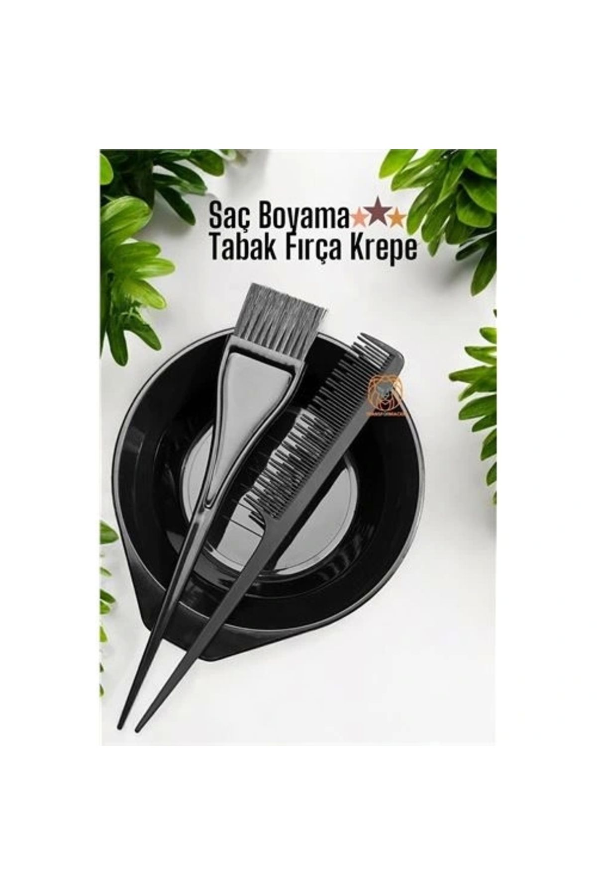 OurStyles Saç Boyama Tabak Fırça Krepe Tarak Seti