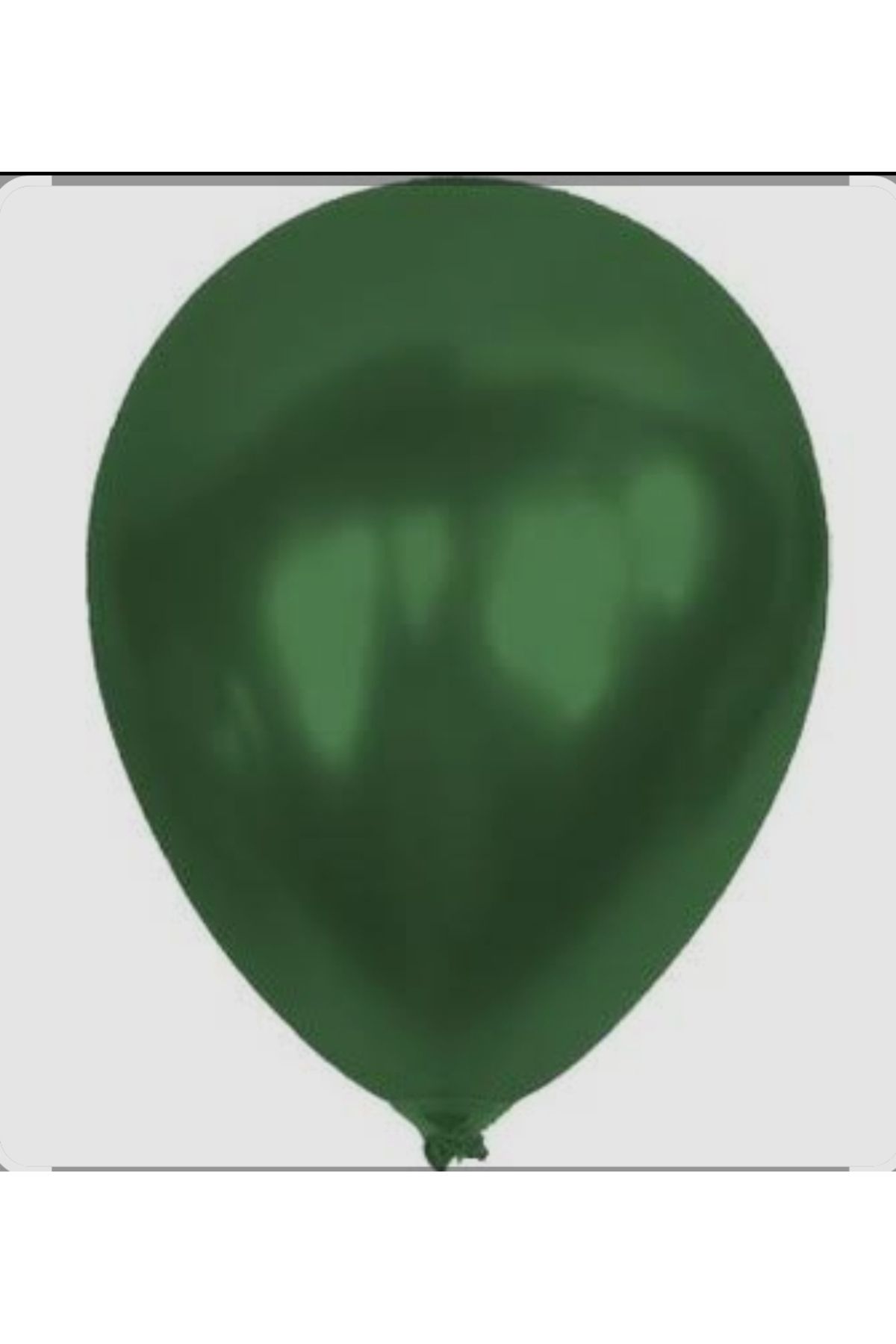 B&K süs ve tasarım 25 adet koyu yeşil metalik balon