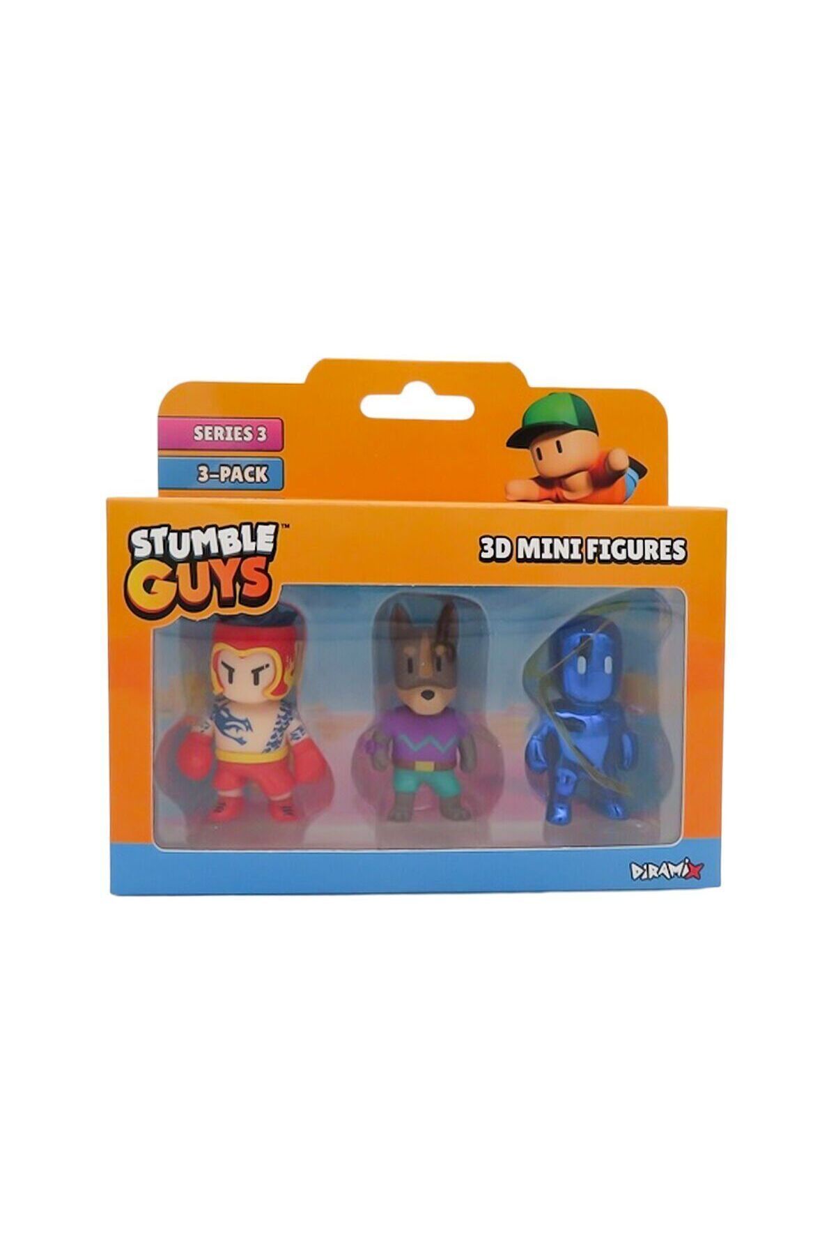 estevia Tuy23000 Stumble Guys 3Lü Mini Figür Yeni!!!