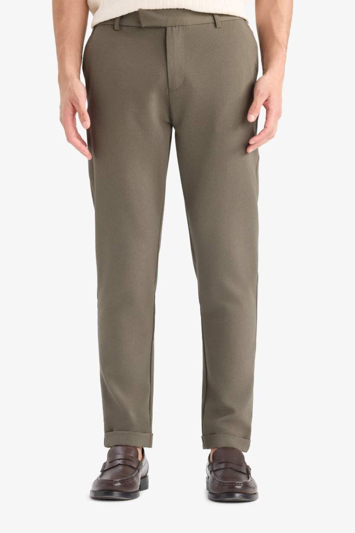 DeFacto Yeni Sezon Jogger Fermuarlı Paça Yazlık Kumaş Pantolon
