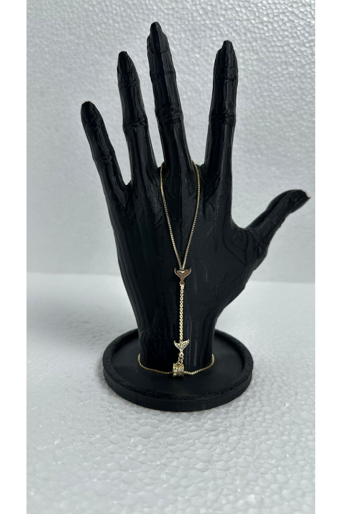 Butik Çelik Zirkon Taşlı Şahmeran