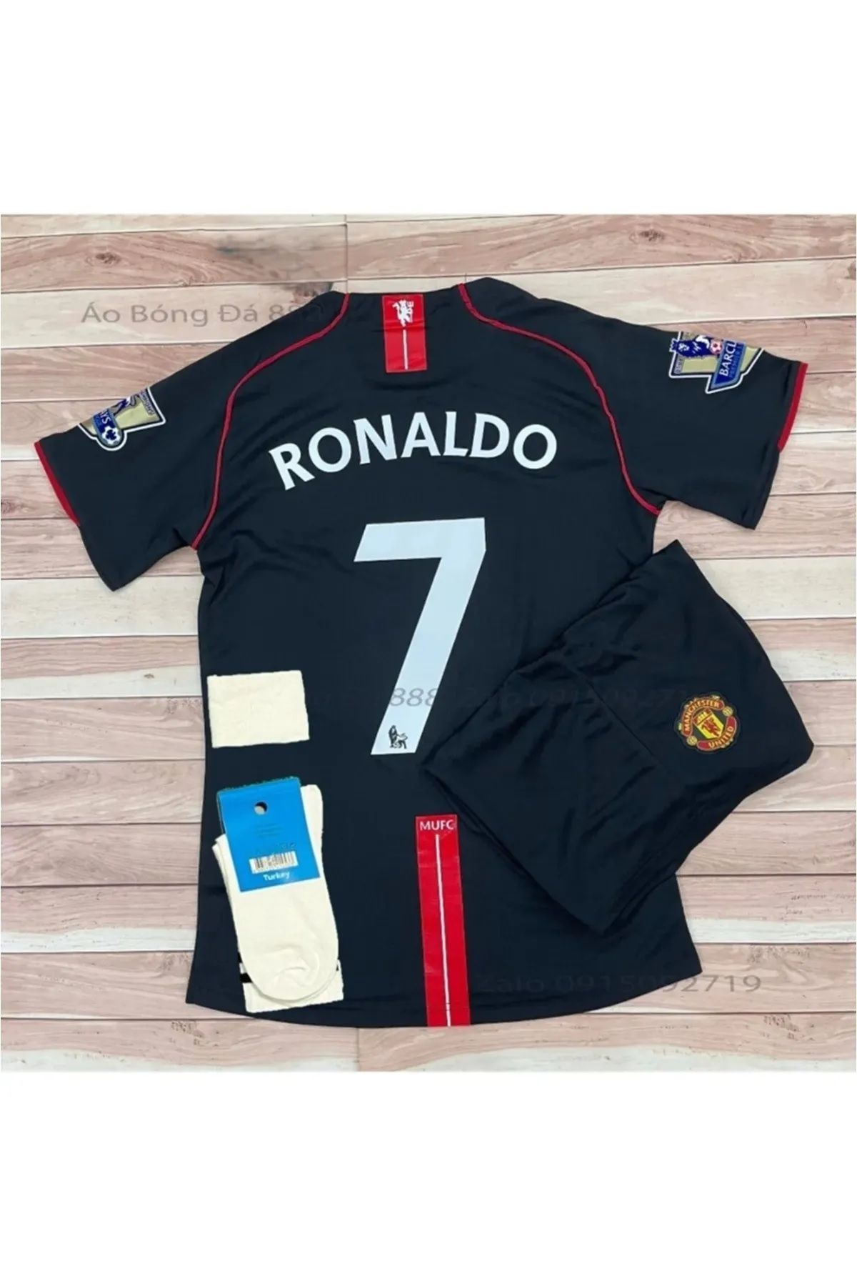 FERSA SPOR 2008 Ronaldo Manchester United Futbol Çocuk Forması 4’Lü Set RETRO