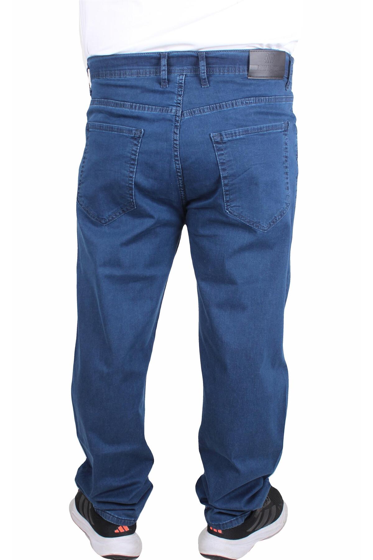 MocGrande Büyük Beden Kot Pantolon Power Lycra Comero 11914 MAVI görsel 3