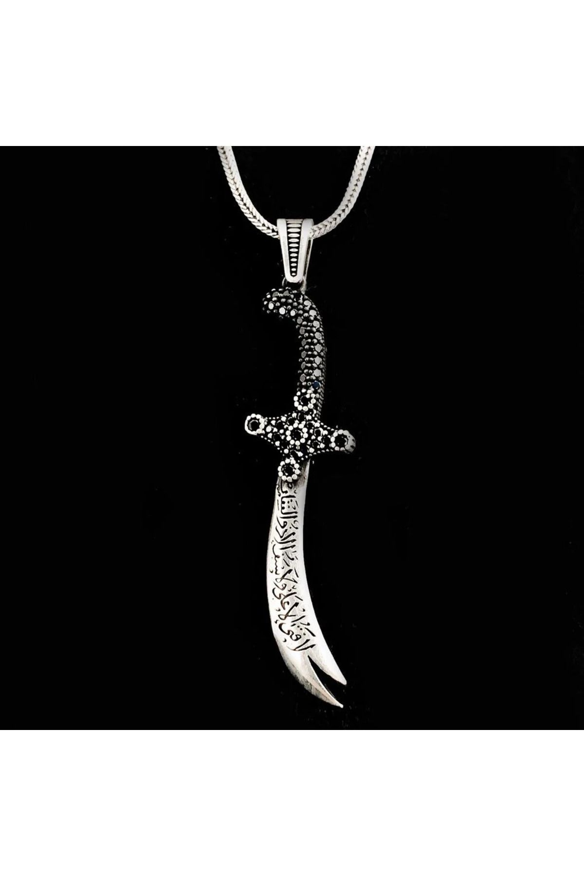 shop Zulfikar La Feta İlla Ali La Seyfe İila Zulfikar 925 Ayar Gümüş Erkek Kolye