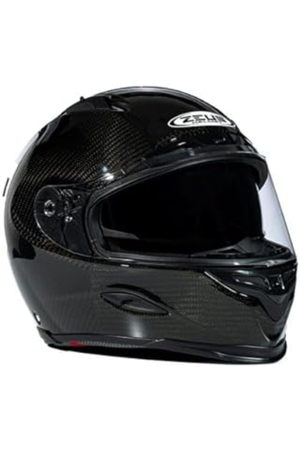 NETWORK ART ZEUS ZS-1800B Motosiklet Kaskı Kapalı Kask Gloss Carbon XL