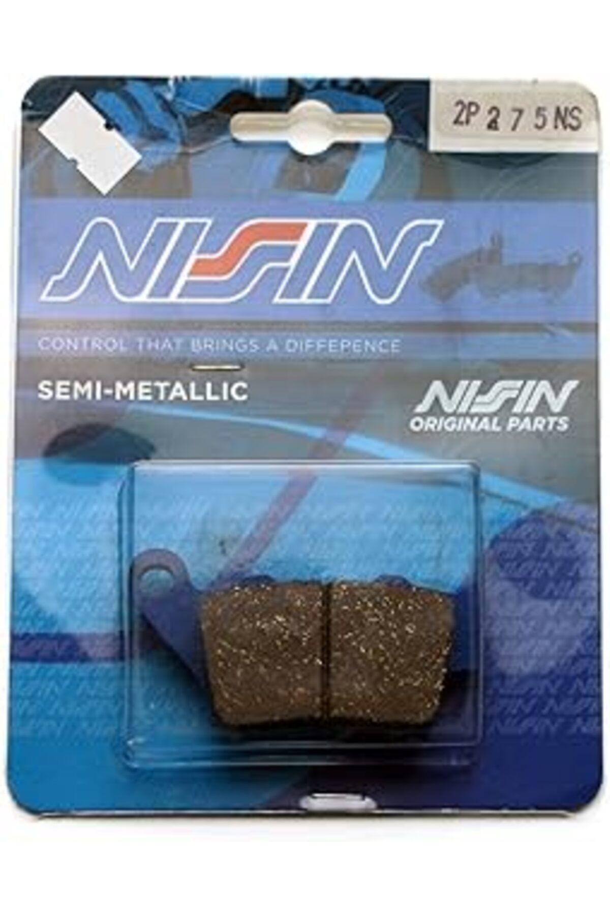 NETWORK ART Nissin 2P-275NS Yarı Metalik Motosiklet Fren Balatası