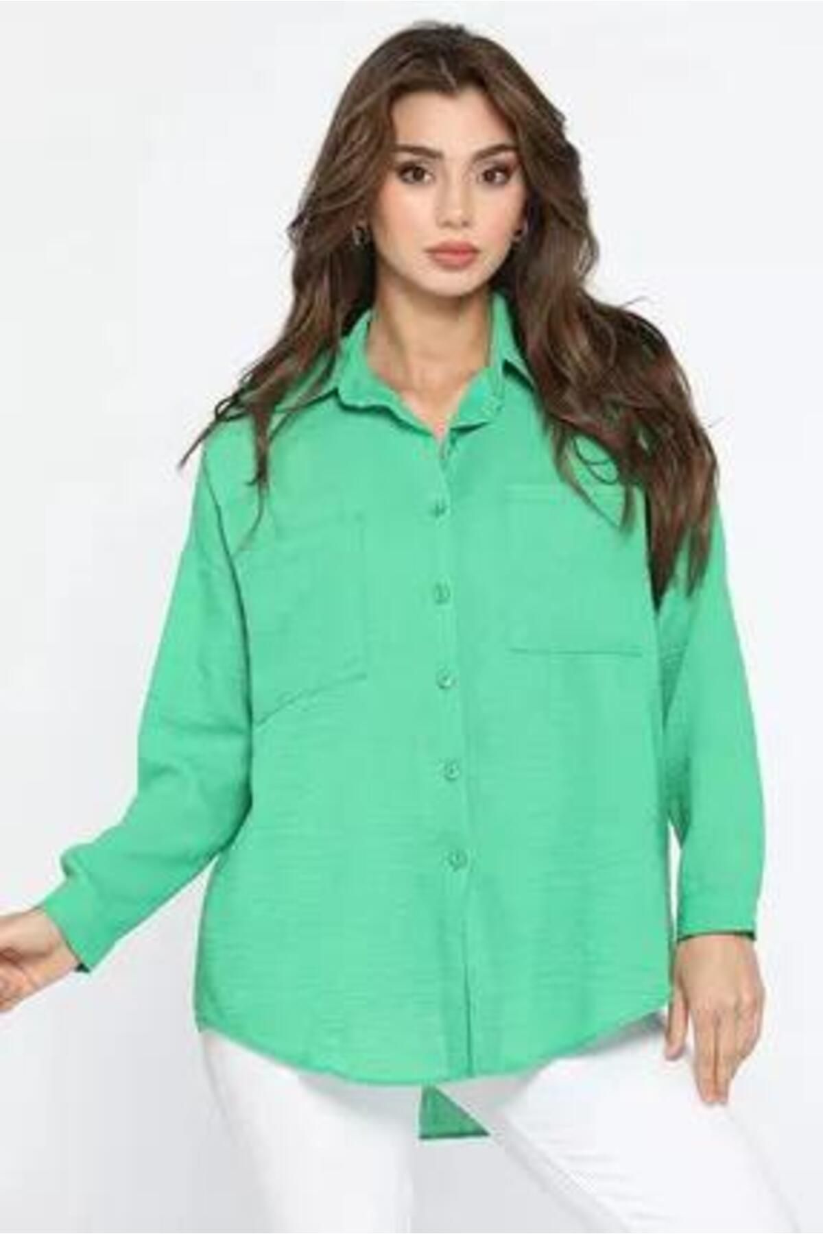 RENK RENK OUTLET 580284 ÇİFT CEPLİ GÖMLEK