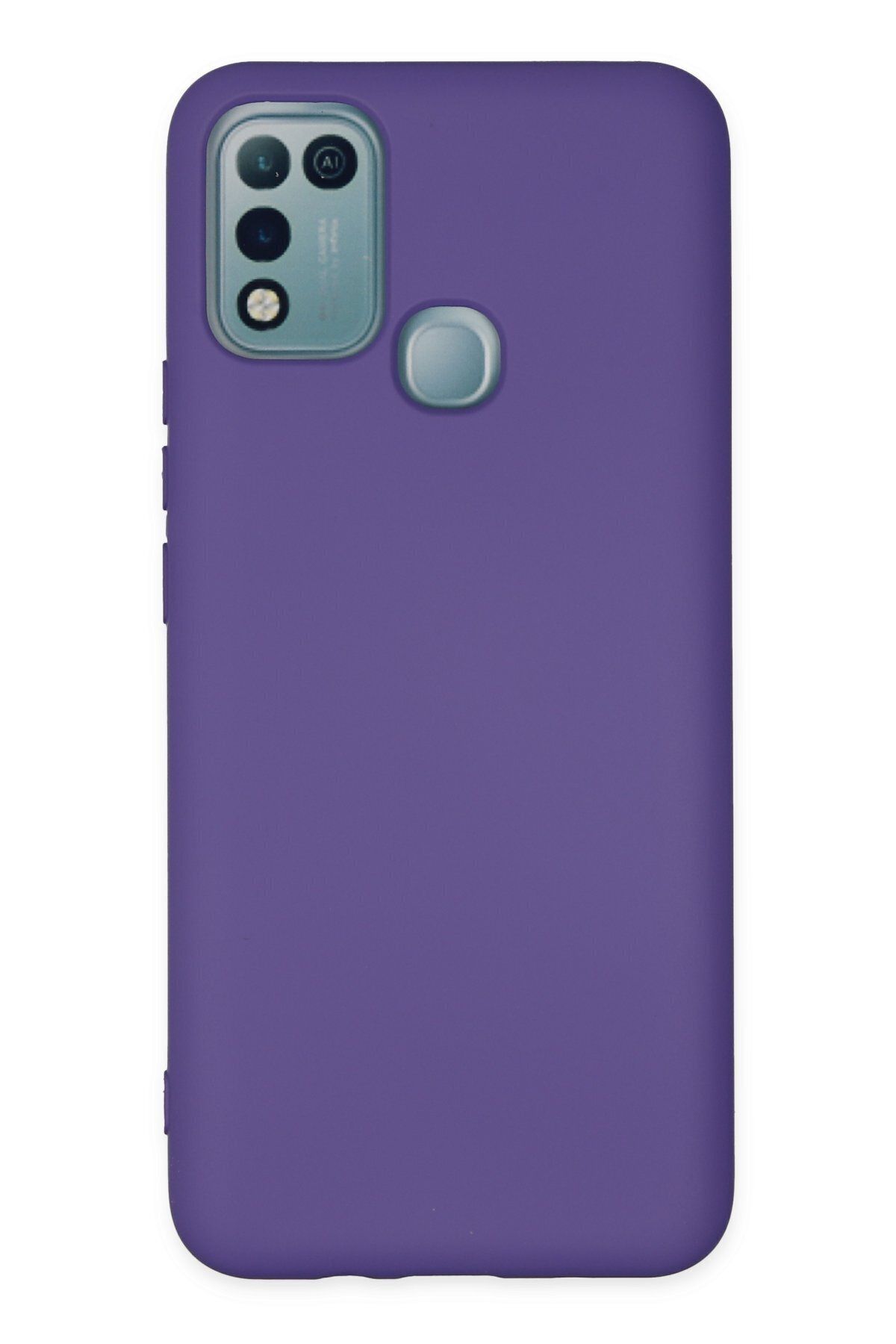cepmoda İnfinix Hot 11 Play Uyumlu Telefon Kılıfı - Lansman, iÇi Süet/Kadife, Soft - MOR