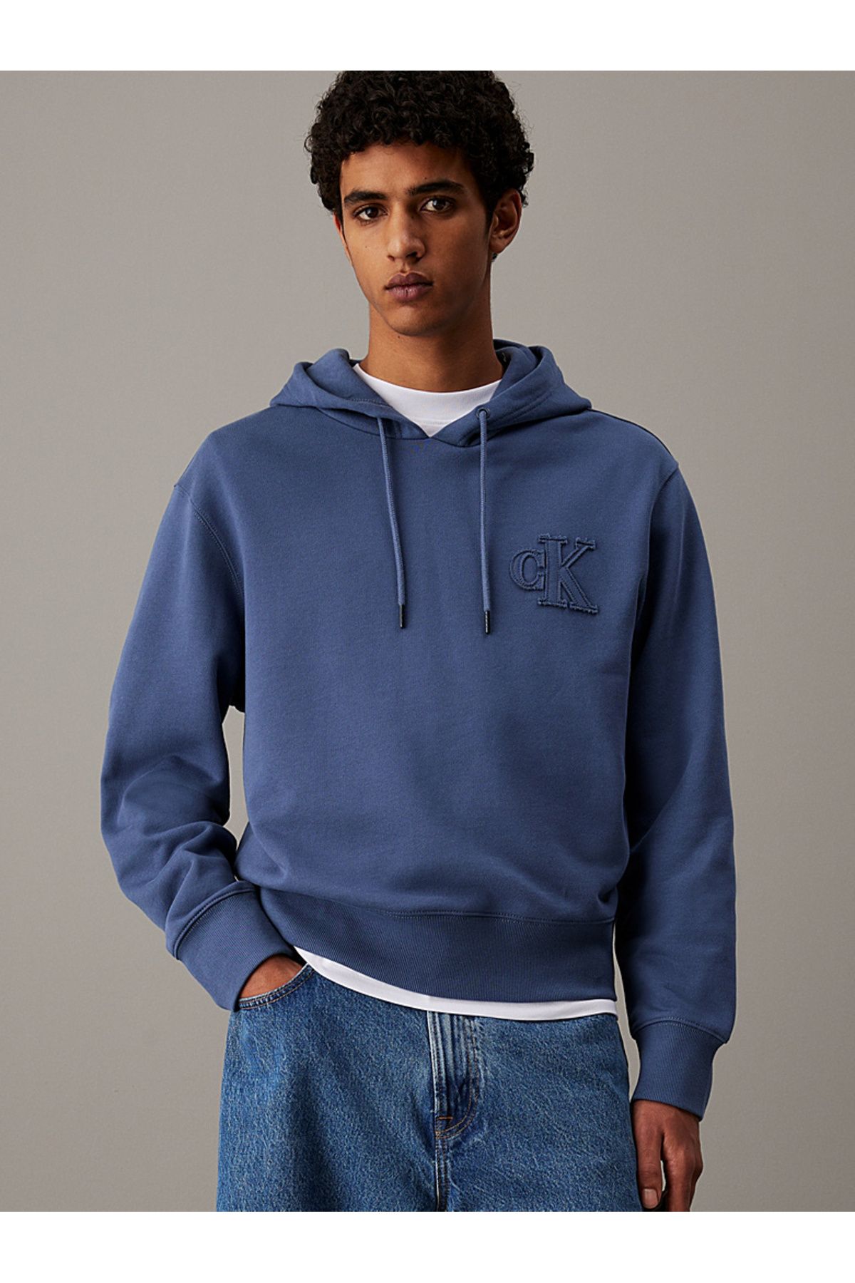 Calvin Klein Logo Appliqué Hoodie