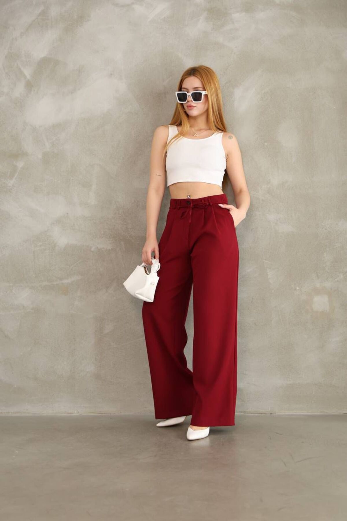 RENK RENK OUTLET 1169 BEL BAĞCIKLI DOUBLE PALAZZO