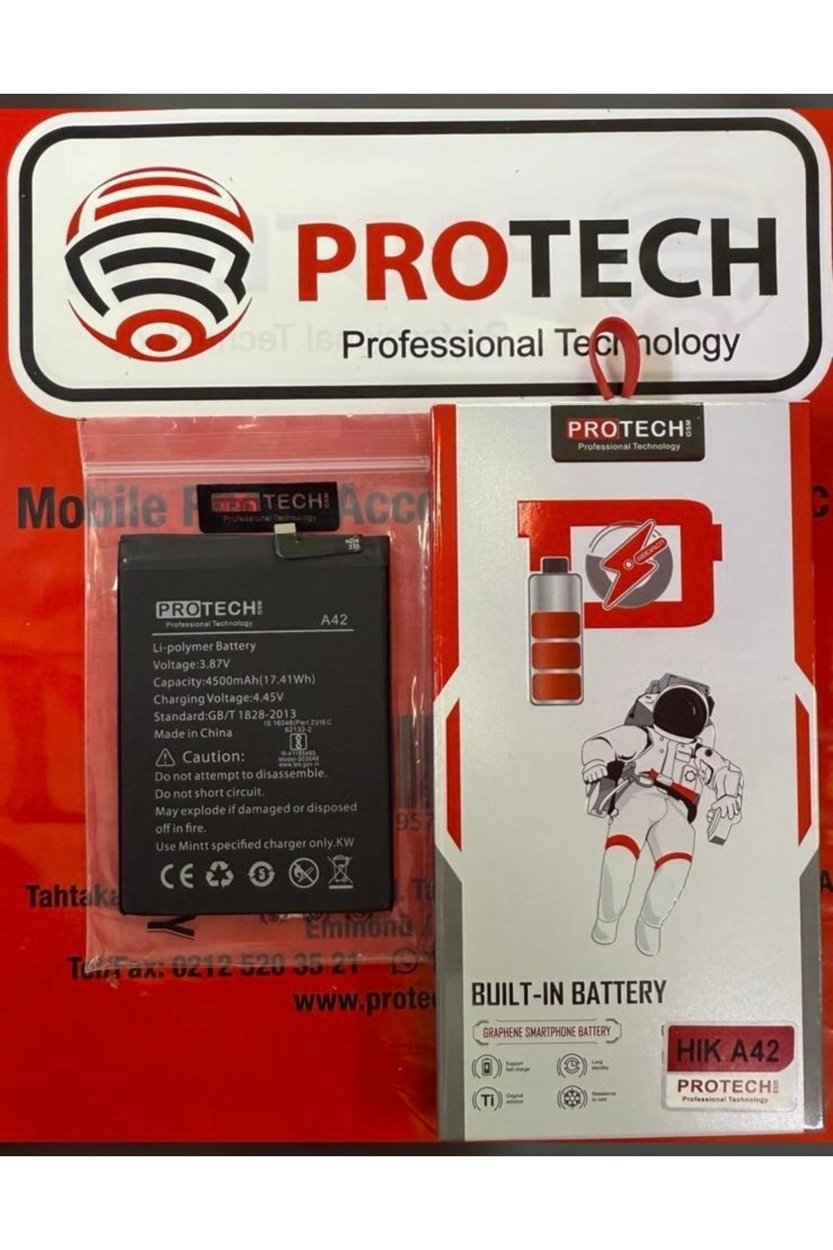 shop AZURTECH Hiking A42 Batarya Pil