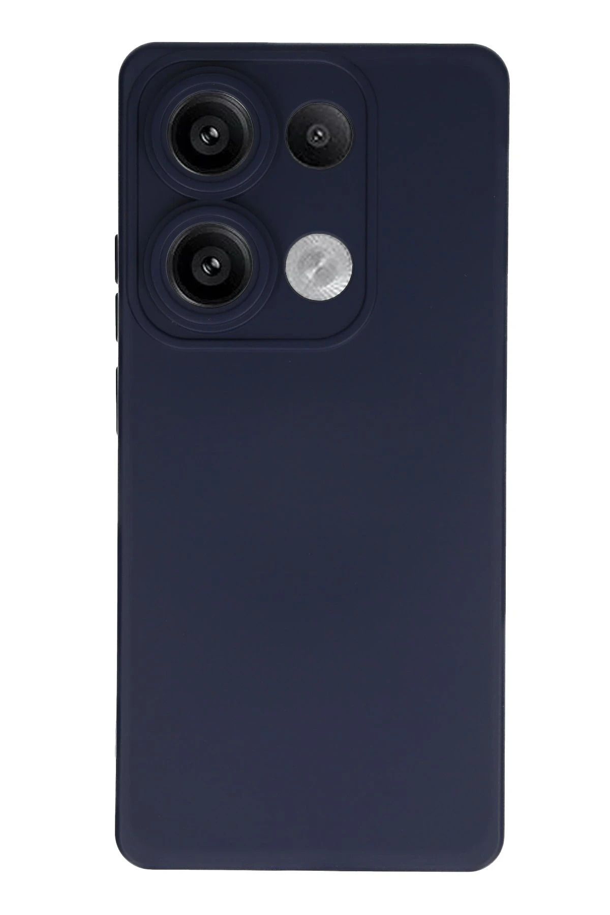 cepmoda Xiaomi Redmi NOTE 13 (4G) - Uyumlu Telefon Kılıfı - Lansman, iÇi Süet/Kadife, Soft - LACİVERT
