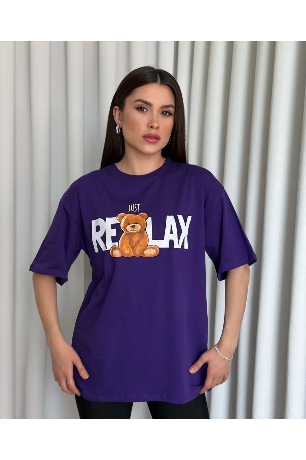 RENK RENK OUTLET YS159 RELAX AYICIK BSK TSHIRT