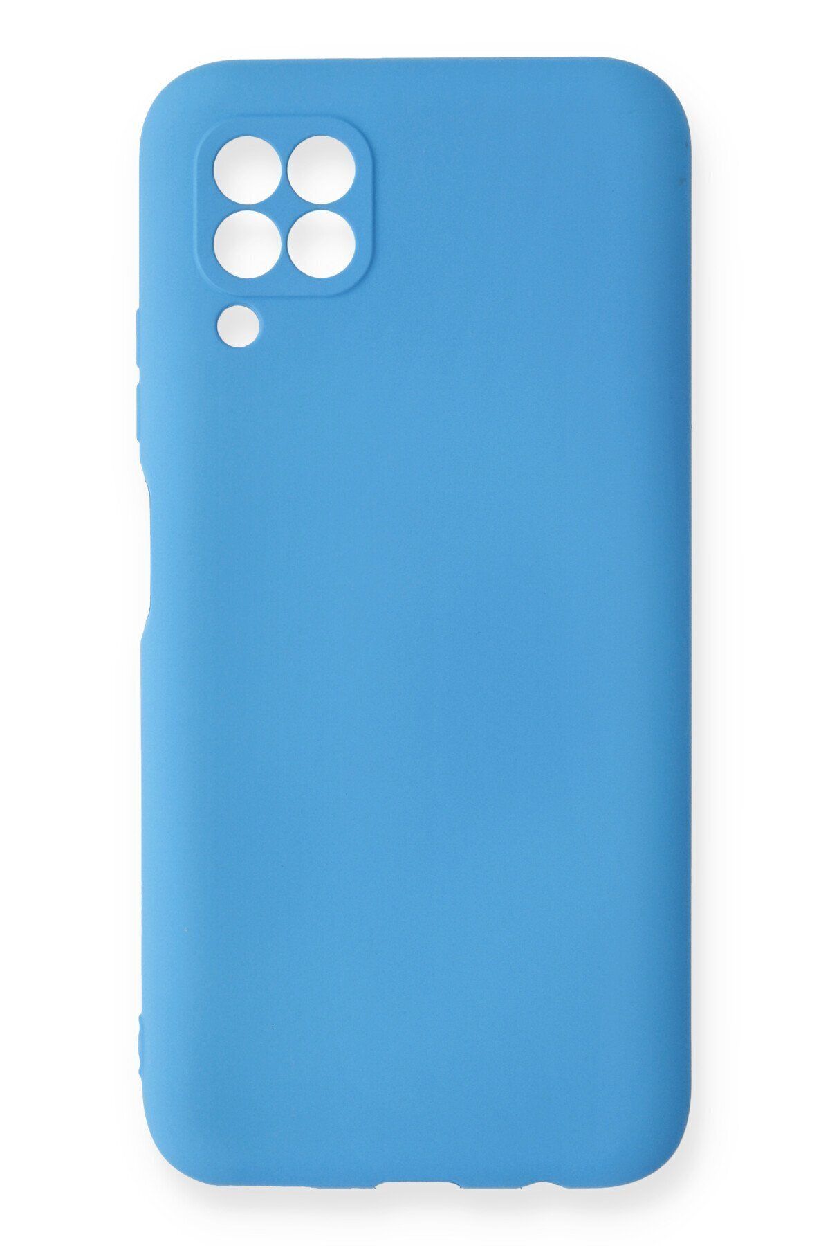 cepmoda Huawei P40 Lite Telefon Kılıfı - Lansman, iÇi Süet/Kadife, Soft v2 - MAVİ