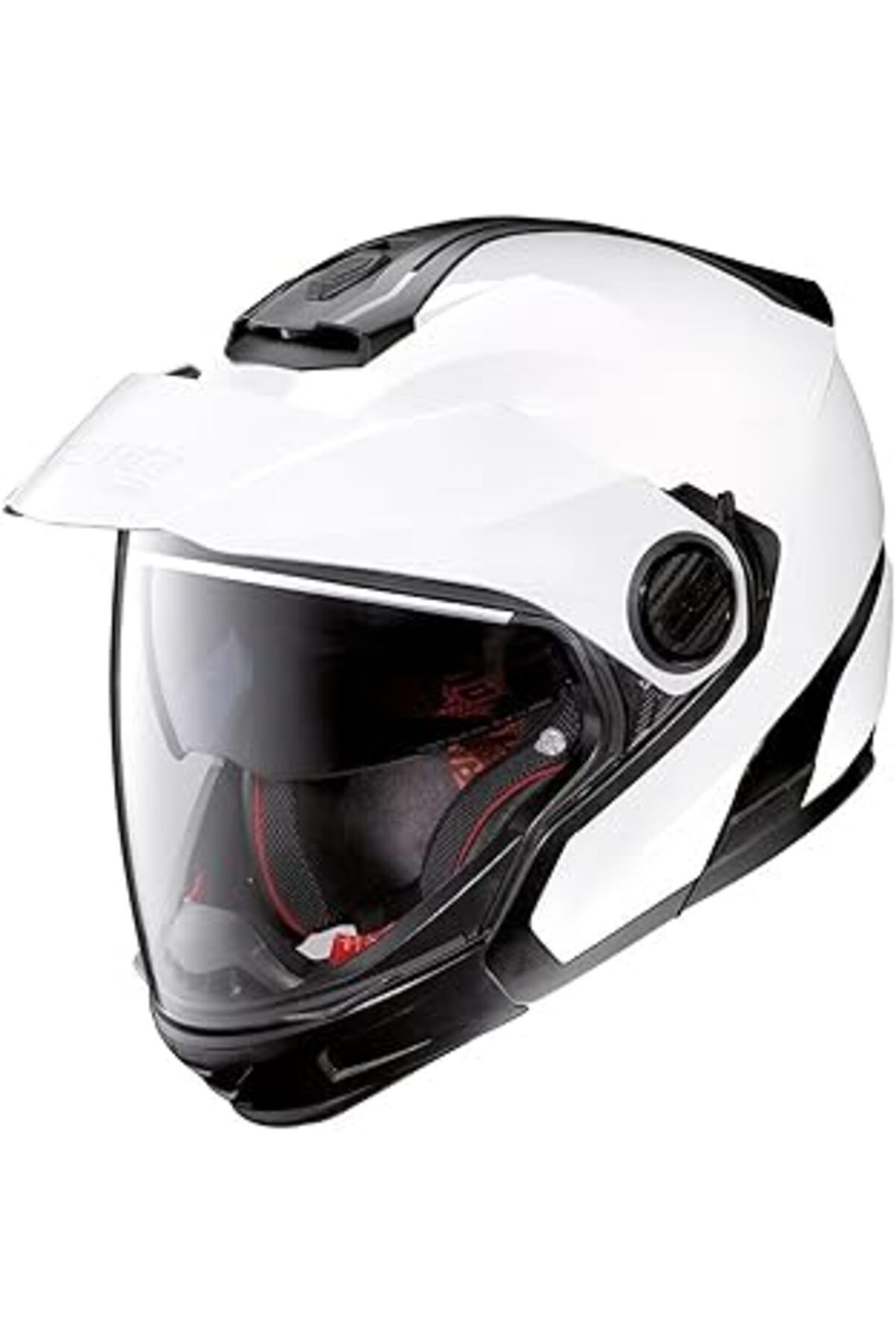 Mu Art Ahşap Nolan N40-5 Gt 06 Classic N-Com 005 Çenesi Çikarilabilir Motosiklet Kaskı L