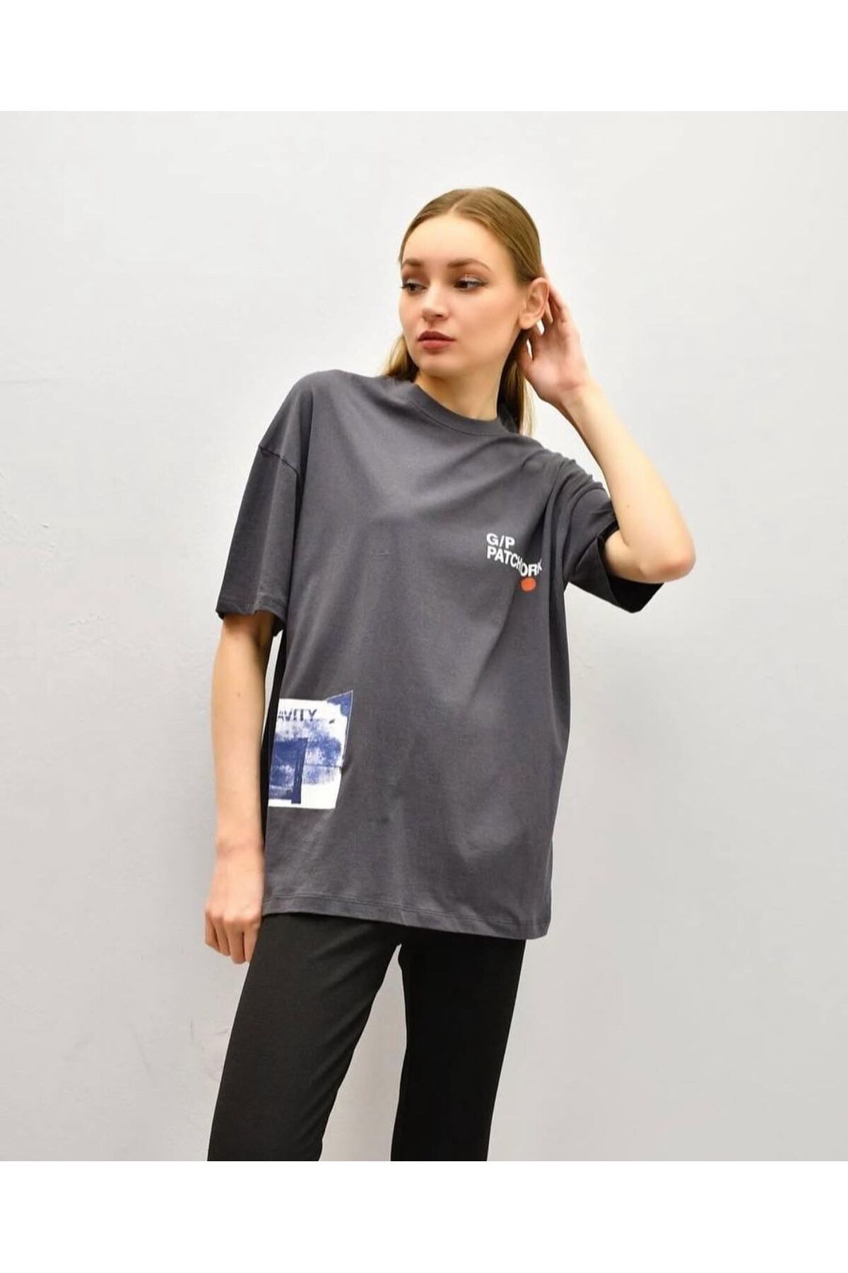 RENK RENK OUTLET YC11 PATCHWORK BSK TSHIRT