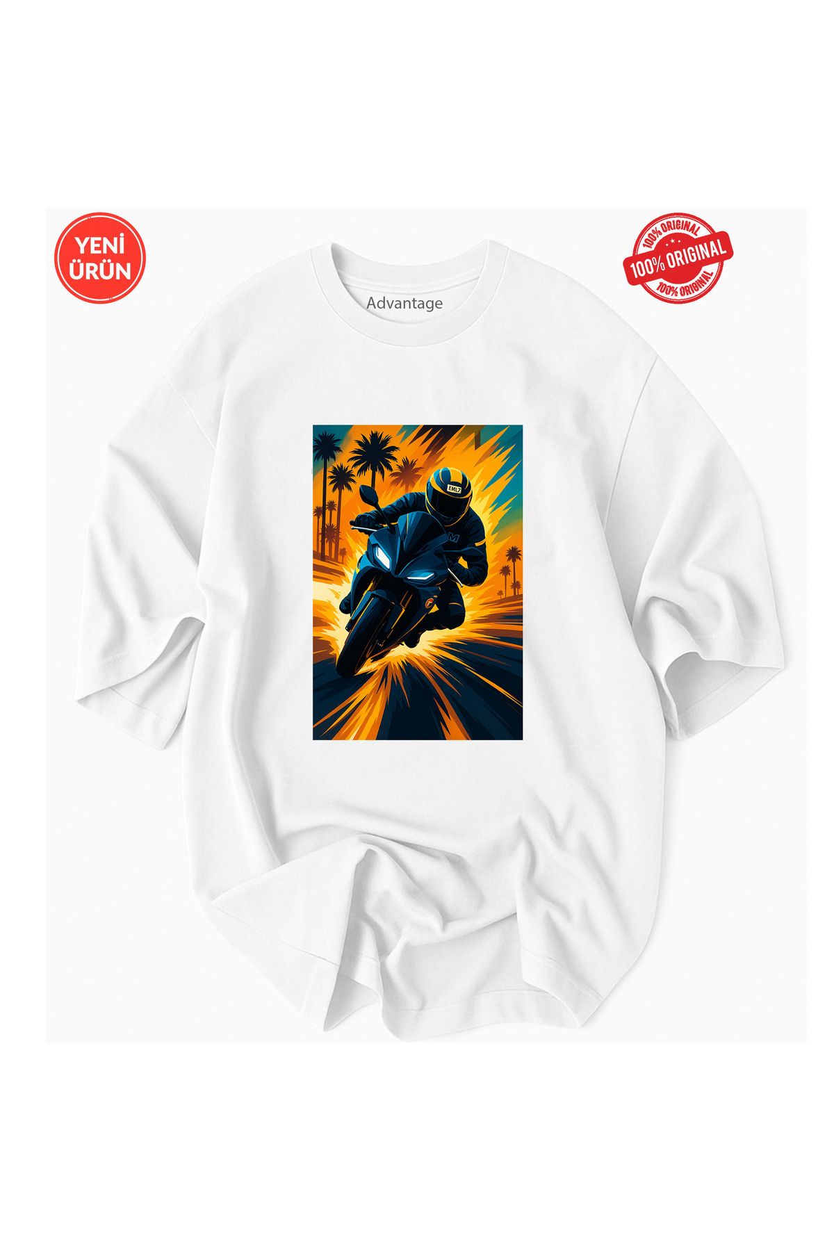 Racıng Motorsiklet San Diego Racıng T-shirt 100% Pamuklu Premium Tişört