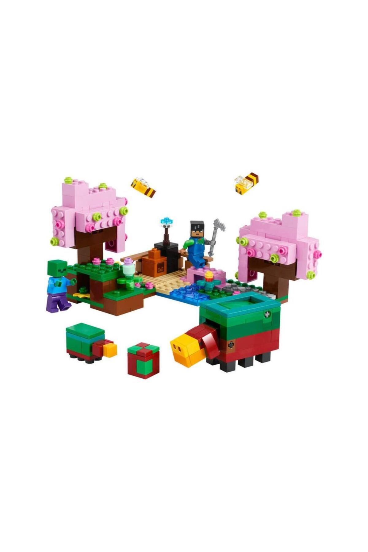NW NessiWorld Nessiworld 21260 Lego Minecraft Kiraz Çiçeği Bahçesi 304 parça +8 yaş