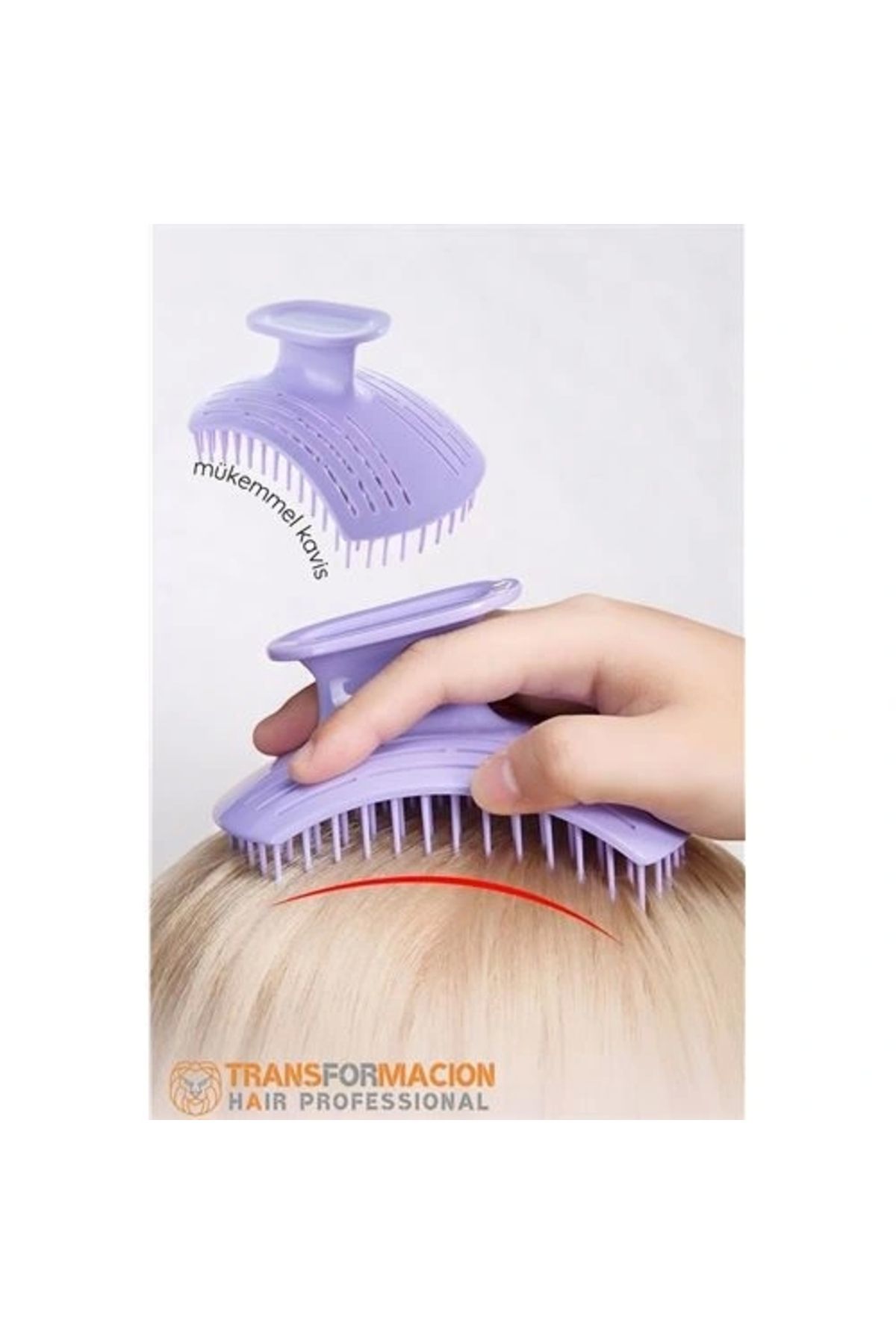 OurStyles Kavisli Masaj Etkili Tasarım Saç Tarağı - LAPERUTA saç yıkama ve masaj fırçası