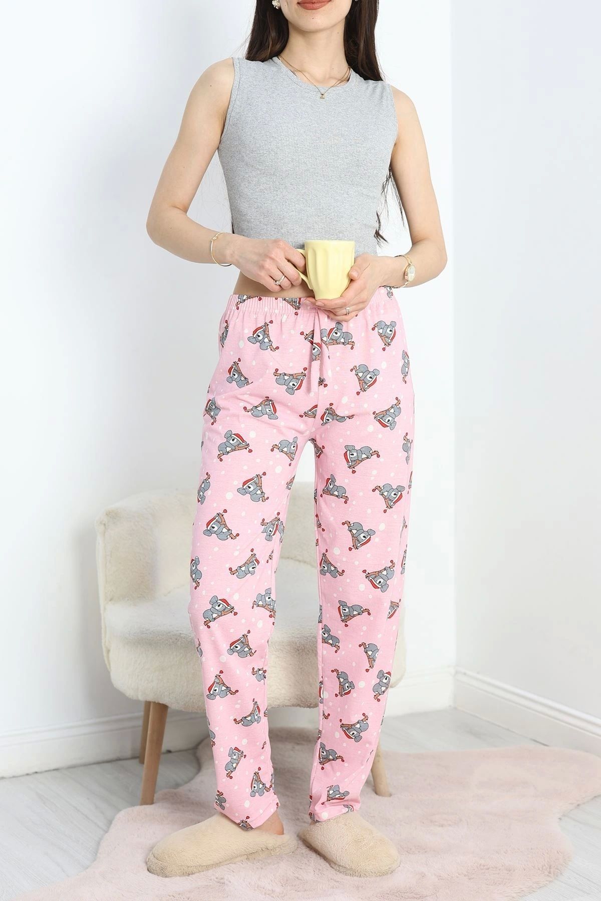 OurStyles Rotasyon Pijama Altı Pembefüme - 50192.1929.