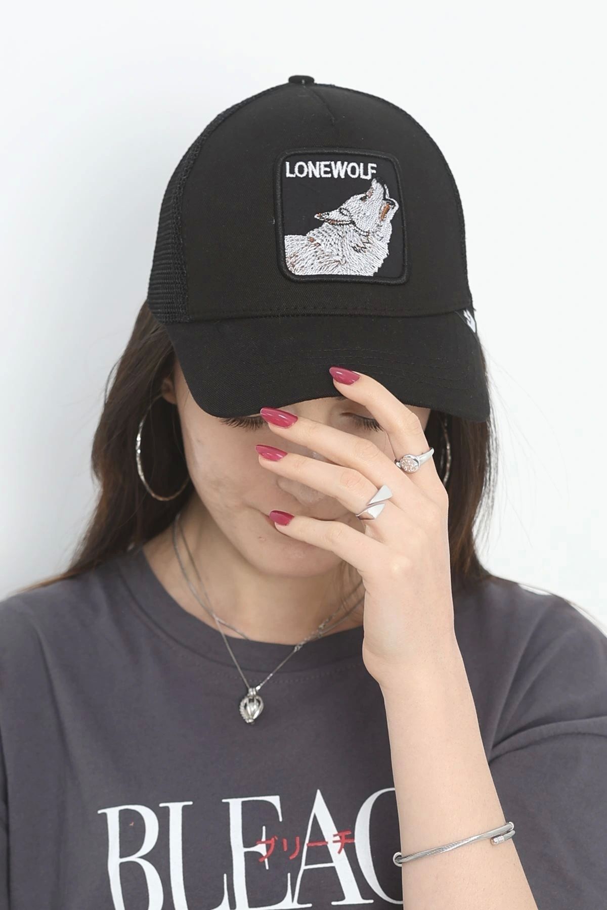 OurStyles Nakışlı Şapka Lonewolf